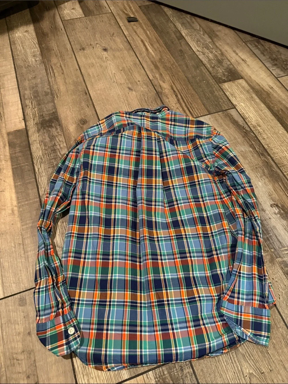 Ralph Lauren Plaid Button-Down Shirt Size 8